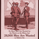 A US Army recruitment poster from 1917, seeking soldiers to patrol the Rio Grande region.